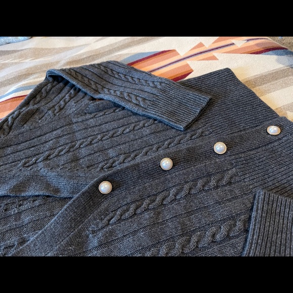 Sandro Wool cardigan with pearl buttons - Picture 3 of 14